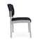 Lesro Lenox Steel Armless Guest Chair, Navy/Midnight Seat, Navy/Midnight Back, 22.5 W 24.5 L 32 H LS1102 - alternate 2